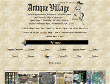 Tablet Screenshot of antiquevillageva.com